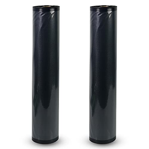 Vacuum Seal Bags 11in. x 19.5ft. Black & Clear