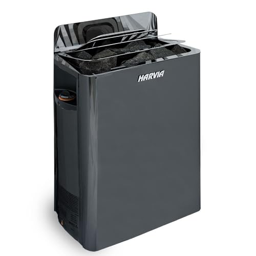 Harvia The Wall SW80 The Wall Series, 8kW, Sauna Heater, Black Steel