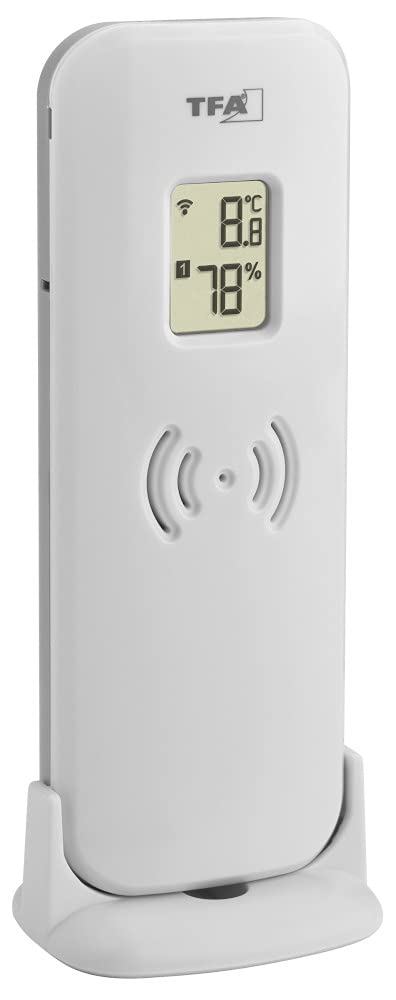 TFA Dostmann 35.1160 RAIN PRO Funk-Wetterstation mit Regenmesser Wettervorhersage, mit Batterien