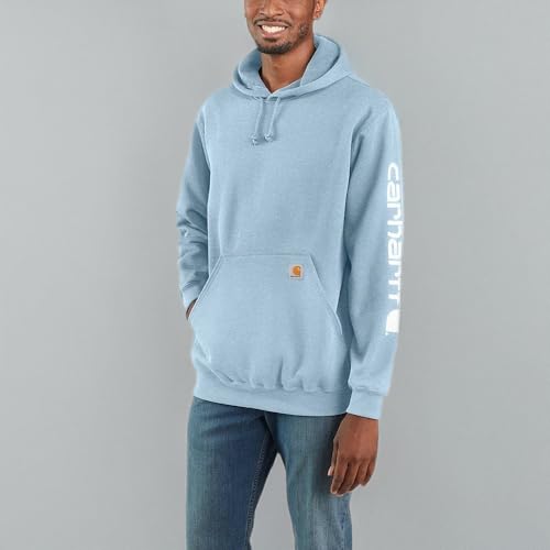 Carhartt mens Loose Fit Midweight Logo Sleeve Graphic Sweatshirt Closeout