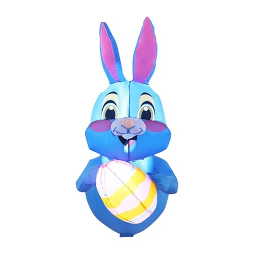 Lapin de pâques gonflable 1m, décoration de jardin étanche et accessoire photo intérieur