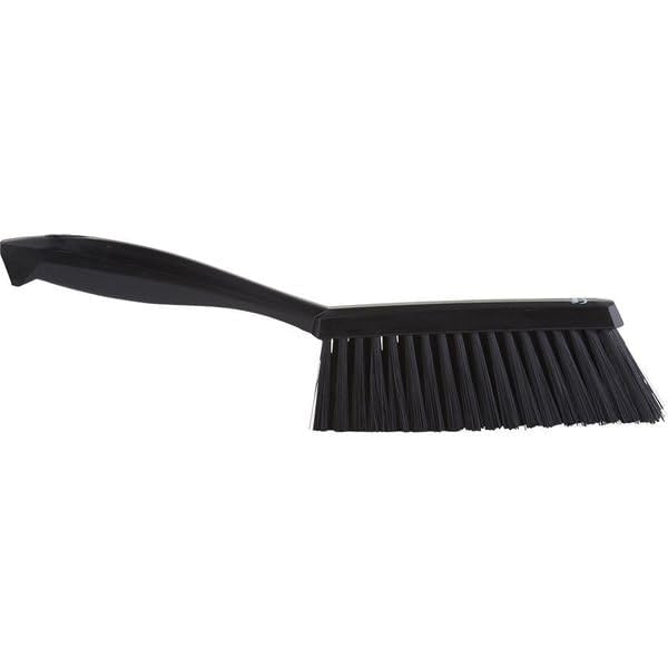 Image of 1 19 /32 in W Bench Brush, Soft, 6 3 /4 in L Handle, 7 in L Brush, Black, Plastic, 13 in L Overall - 1 Each