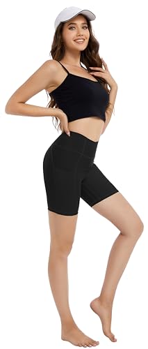 Womens Period Swim Shorts High Waisted Board Shorts with Pockets UPF 50+ Menstrual Swimwear Quick Dry Swimsuit Bottoms2