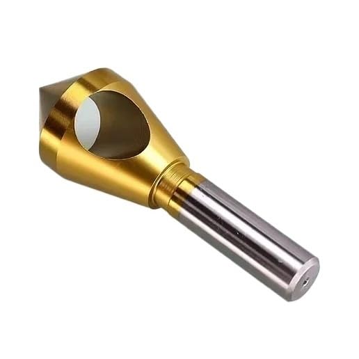 1pc 2-5 5-10 10-15 15-20 20-25 25-30 Rivestito in titanio Sbavatura a 90 gradi Smussatura Punta svasatrice for metallo Foro liscio(25-30)