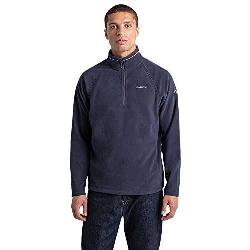 Craghoppers Mens Corey VI Half Zip Fleece Top (L) (Dark Navy/Blue Navy Marl)