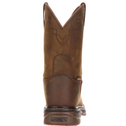 Image of ROCKY Men's Original Ride Branson Saddle Roper Waterproof Western Boot