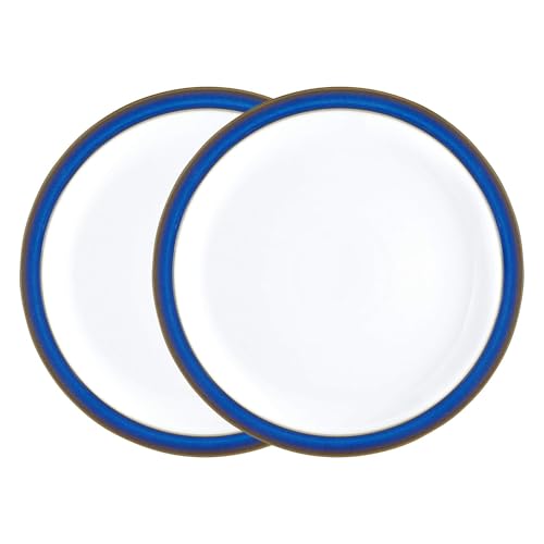 Denby Imperial Blue 2 Piece Dinner Plate Set Denby Imperial Blue 2 Piece Dinner Plate Set