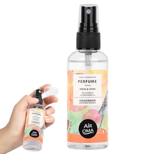 Spray ambientador para ropa, 100 ml, ambientador de ropa, ambientador portátil para baño, tela, refrescante