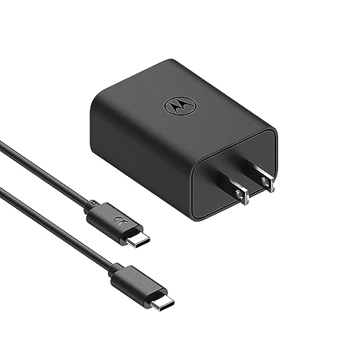 Image of Motorola TurboPower 50W Share Charger + 3.3ft Cable | For Moto G 2025 /2026, G Power 2024 /2025 /2026, G Stylus 2024 /2025 /2026, G Play 2024 /2026, Edge, Razr
