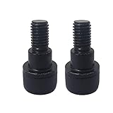 Hex socket Replacement Bolts Barbell Screw for Olympic Bars 2-Piece (14mm Hexagon socket)
