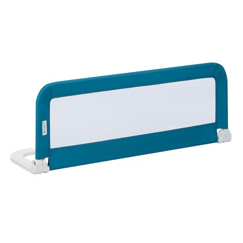 Safety 1st Sponda Letto Bambini da viaggio, 106 x 42cm, Sbarra Letto Bambini 18 mesi - 5 anni, Barriera Letto da Viaggio Pieghevole e Portatile, Tessuto a rete, Semplice da Installare, Fissaggio Sicuro, Blue
