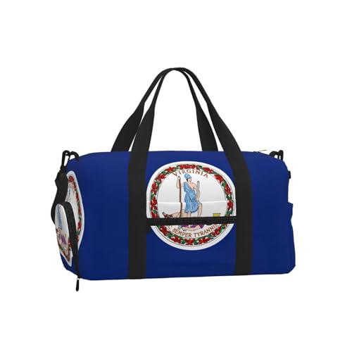 Bandolera de mano de Virginia bolso de hombro con estampado original para uso diario