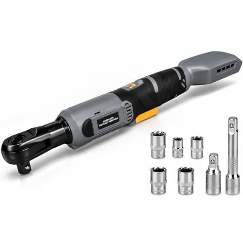 3/8-Inch Cordless Ratchet Wrench Compatible With DEWALT 20V MAX...