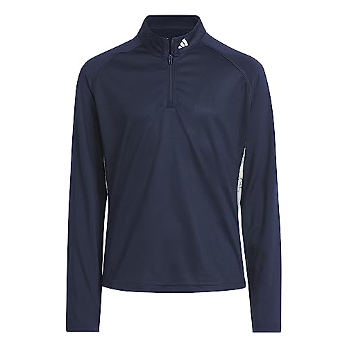 adidas Girl's Long Sleeve Mock Neck Golf Polo Shirt