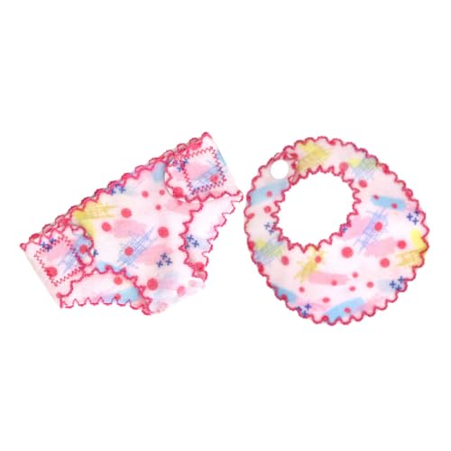 FUNNETOYU 1 Juego muñeco Interactivo muñecos interactivos Babydoll cespino muñeco Doll Accesorios para Vestir muñecas Calzoncillos de muñeca de Juguete Mini Bragas Ropa de muñeca paño
