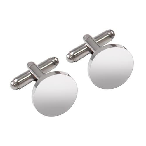Mancuernillas clásicas para hombre en oro y plata miniatura 6