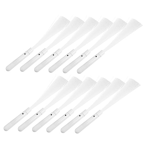 MUELODSIC 12pcs Led Fiber Wands Colorful Sticks for Parties Concerts Festivals and Events for Boys and Girls Birthdays and Celebrations