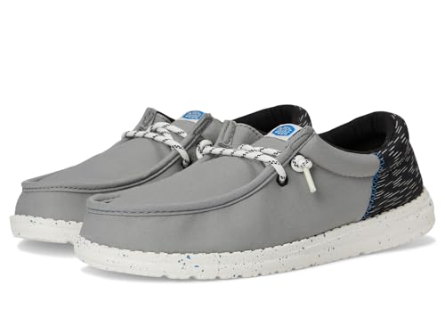 HEYDUDE Kid's Wally Funk Jersey Jacquard (Little Big Kid) Slip-On