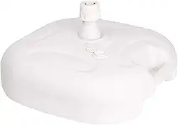 Base para Guarda Sol 18kg de Piscina Suporte Branco Sombreiro 3,5cm Bel Fix