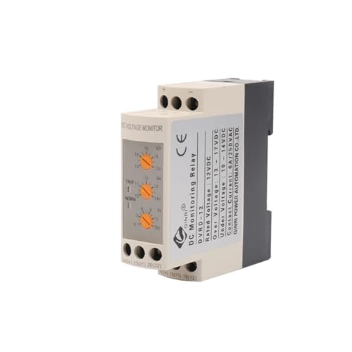 Relais de surtension DVRD-12 temporisé pour protection rail DIN électrique