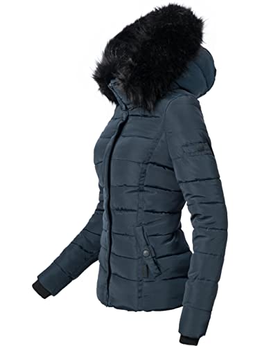 Navahoo Damen Winterjacke Miamor Blau Gr. XL