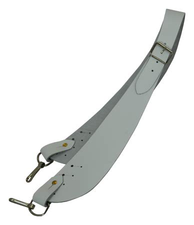 Bandolera cadete, blanca, 4-8 cm