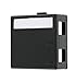 Leviton 41089-2EP QuickPort Surface Mount Housing, 2-Port, Black, Includes 1 Blank QuickPort Insert