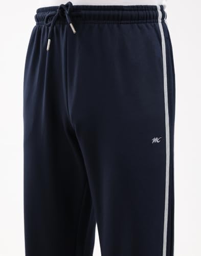 Image of Monte Carlo Men's Regular Fit Solid Track Pants | Drawstring Closure | Side Pocket Sports Lower | Comfortable & Stylish Lower for Men's