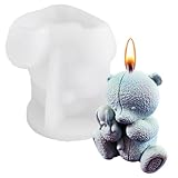 Bär Kerzenform, Bärenform Bärenkerzenform | Bär Harz Tier Silikonform Für Süßigkeiten Seife...