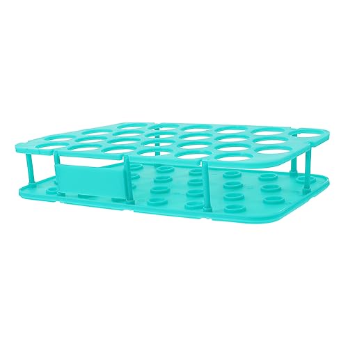 KICHOUSE 1pc Rack Test Tube Rack Stand Lightweight Test Tube Stand Empty Test Tube Stand Mount Test Tube Holder Laboratory Tool Plastic Green