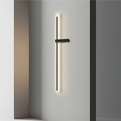 Aplique de pared lineal LED para sala de estar con tira larga regulable de aluminio 5