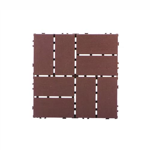 12"x12" Waterproof Outdoor Flooring, Transform Outdoor Spaces with Interlocking Decking