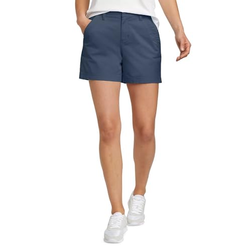 Eddie Bauer Womens Aspire Chino Shorts Dusted Indigo 18