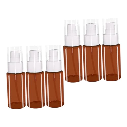 PATKAW Botella Cosmética Bomba Dosificadora Champú Marrón Botella De Spray Continuo Suministros De Pestañas Salsas Contenedor De Jabón De Manos Contenedor De Champú Brown El Plastico