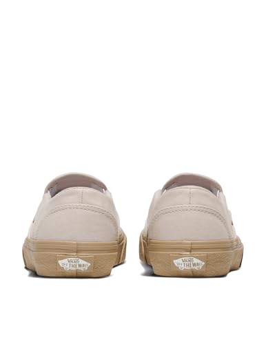 Vans Vans Women's Asher Slip-On Shoe | Comfortable Sneakers for Walking, Fashion & Everyday Wear, Crepe Taupe Mist, 9