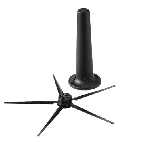 Jlobnyiun Rack de porte-parole - base en métal, pieds de verrouillage | Trépie de léger avec des bras équilibrés et des supports à pendaison en caoutchouc pour contenir des cornes verticales ou des