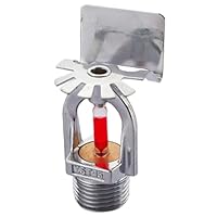 Kit 6 Teste Per Irrigatore Antincendio In Rame Cromato - 3/4 NPT, 68°C, K80, A Sospensione - 2