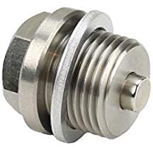 Votex - Made in USA - DP007-6 Stainless Steel Transmission or Angle Drive Neodymium Magnetic Oil Drain Plug fits Polaris Slingshot | Slingshot SL