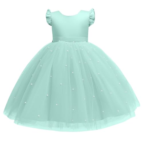 Girls Dress Wedding Guest Ruffle Tulle Mesh A Line Birthday Party Dress Princess Graduation Gown Kids Formal Dress4