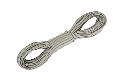 Image of 550 para Cord Parachute Survival Cord Rope Spec Type III 7 Strand Paracord Rope, Military Grade Nylon 4mm Diameter(Grey, 30)