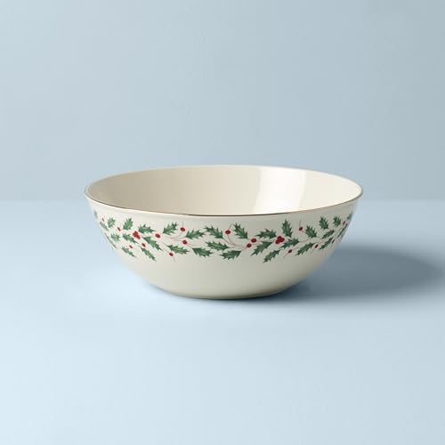 Lenox 830141 Holiday Serving Bowl, Christmas Hosting