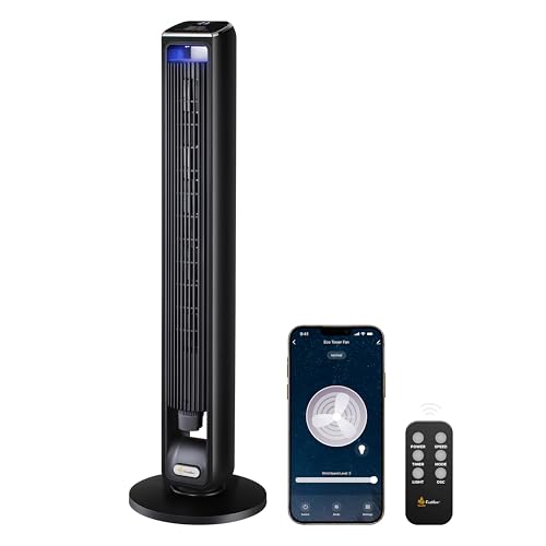 EcoNour 42-Inch Smart Tower Fan Oscillating Cooling Fan with WiFi/Alexa/Remote