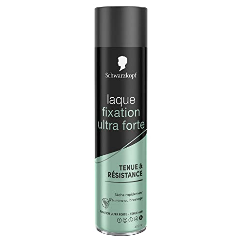 Schwarzkopf - Spray para el cabello – Sujeción ultra fuerte – Sujeción y resistencia – 48 horas de duración – Secado rápido – Se quita mediante cepillado – 400 ml