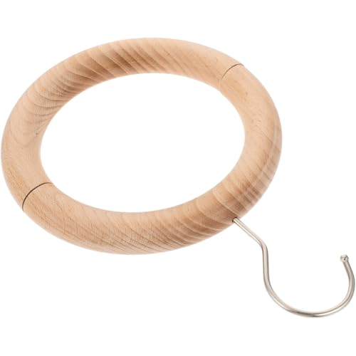 Milisten Porte-écharpe Magnétique en Fer, Anneau Multifonction pour Rangement de Foulards et Ceintures, pour Organisation Placard ou Dressing