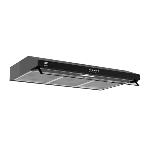 Reviews de Campana Extractora Teka disponible en línea. 43 AVERA Campana de Cocina para pared 80 cm, Acero Inoxidable Negro Extractora y Purificadora, 3 Velocidades, con Iluminacion, Filtro Metalico Lavable y de Carbon Activado Incluidos,...