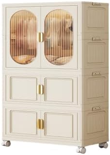 Wardrobe, Foldable, Storage Box, Closet, Clothes Storage, Accessories, Clothes Rack, Easy to Assemble, No Tools Required, Stylish, Includes Door, Durable, Dustproof, High Load Capacity, Space