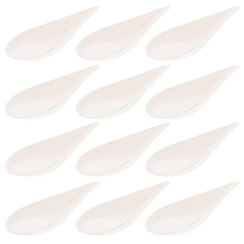 FRCOLOR 50Pcs Dessert Plates Sugarcane Pulp Plates for Parties Snack Serving and Home Use Elegant and Chic Tableware for Various Occasions