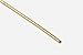 20 Gauge 1 Inch 99.99% Pure 24K Solid Yellow Gold Wire Round 1/4 Hard by CRAFT WIRE