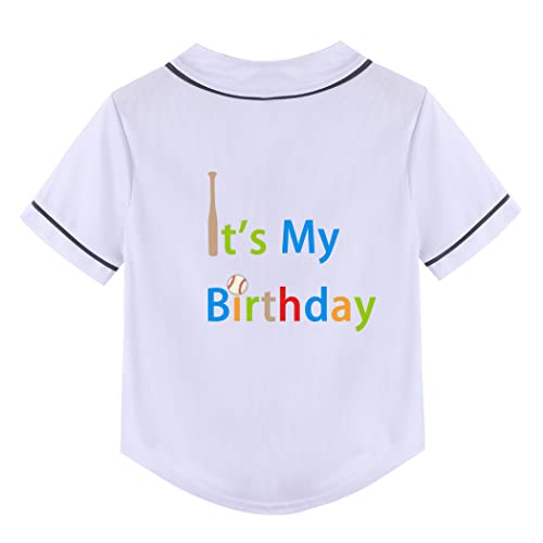 Kids Baseball Jersey Tops for Boys Button Hip Hop Sport T Shirts Boy Birthday Shirt Outfit T-Shirts3