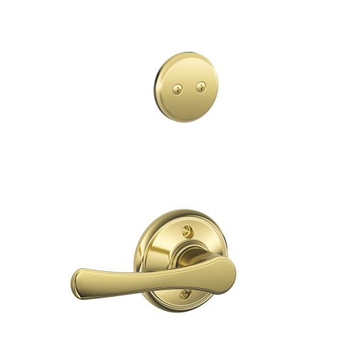 Schlage F94 VLA 605 134 N N SL Avila Inactive Handleset Interior Lever, Bright Brass